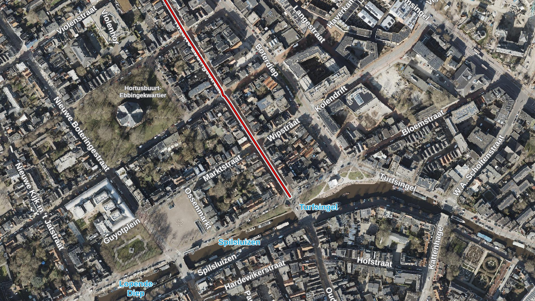 Inbraak bij winkel aan de Nieuwe Ebbingstraat Inbraak bij winkel aan de Nieuwe Ebbingstraat
