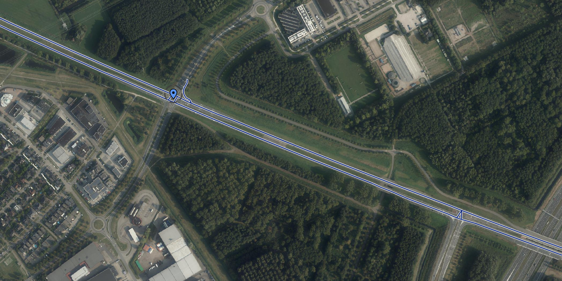 Verkeersongeval op de Tussenring (s104/N703) in Almere