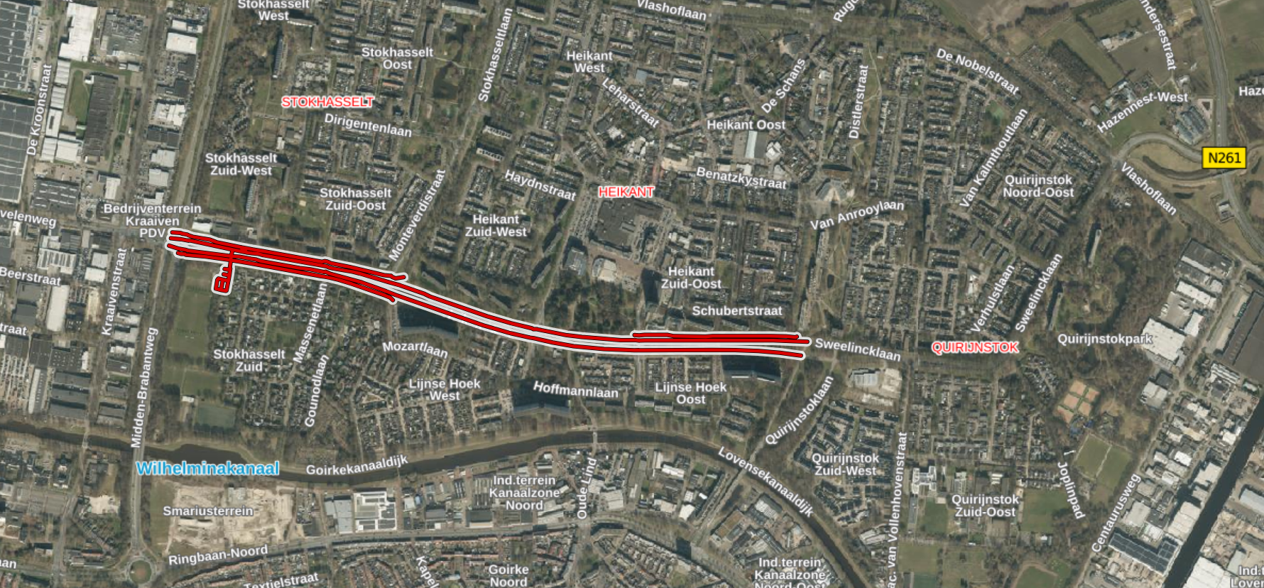 Schietincident aan de Heikantlaan in Tilburg