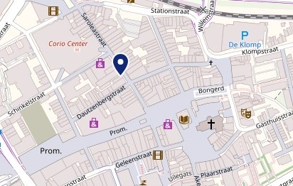 De plek waar de ramkraak plaats heeft gevonden