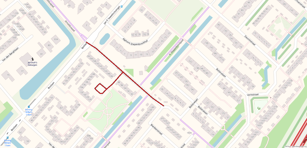Plattegrond deel Hoofddorp