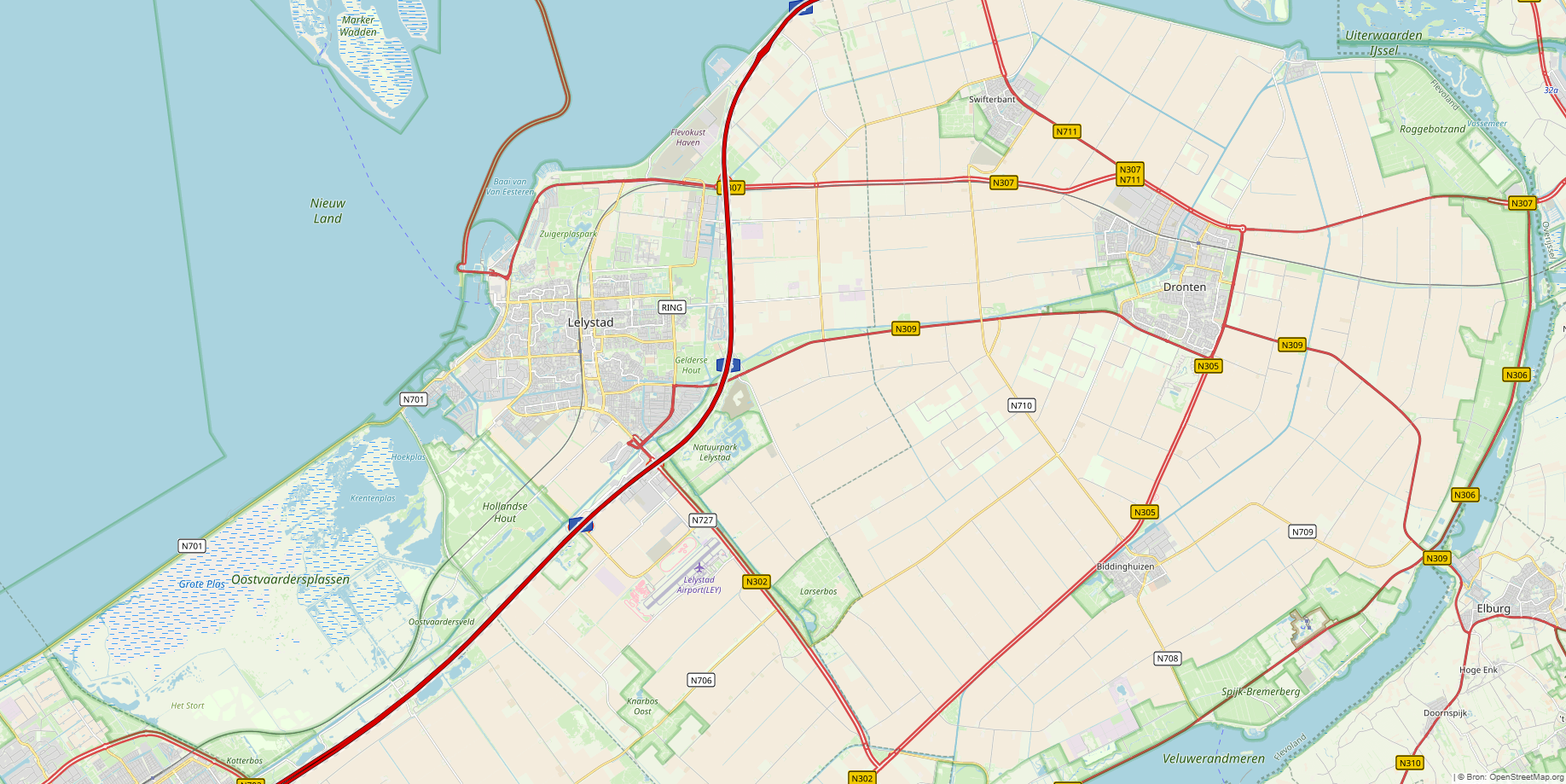 Dodelijke aanrijding - A6- Lelystad