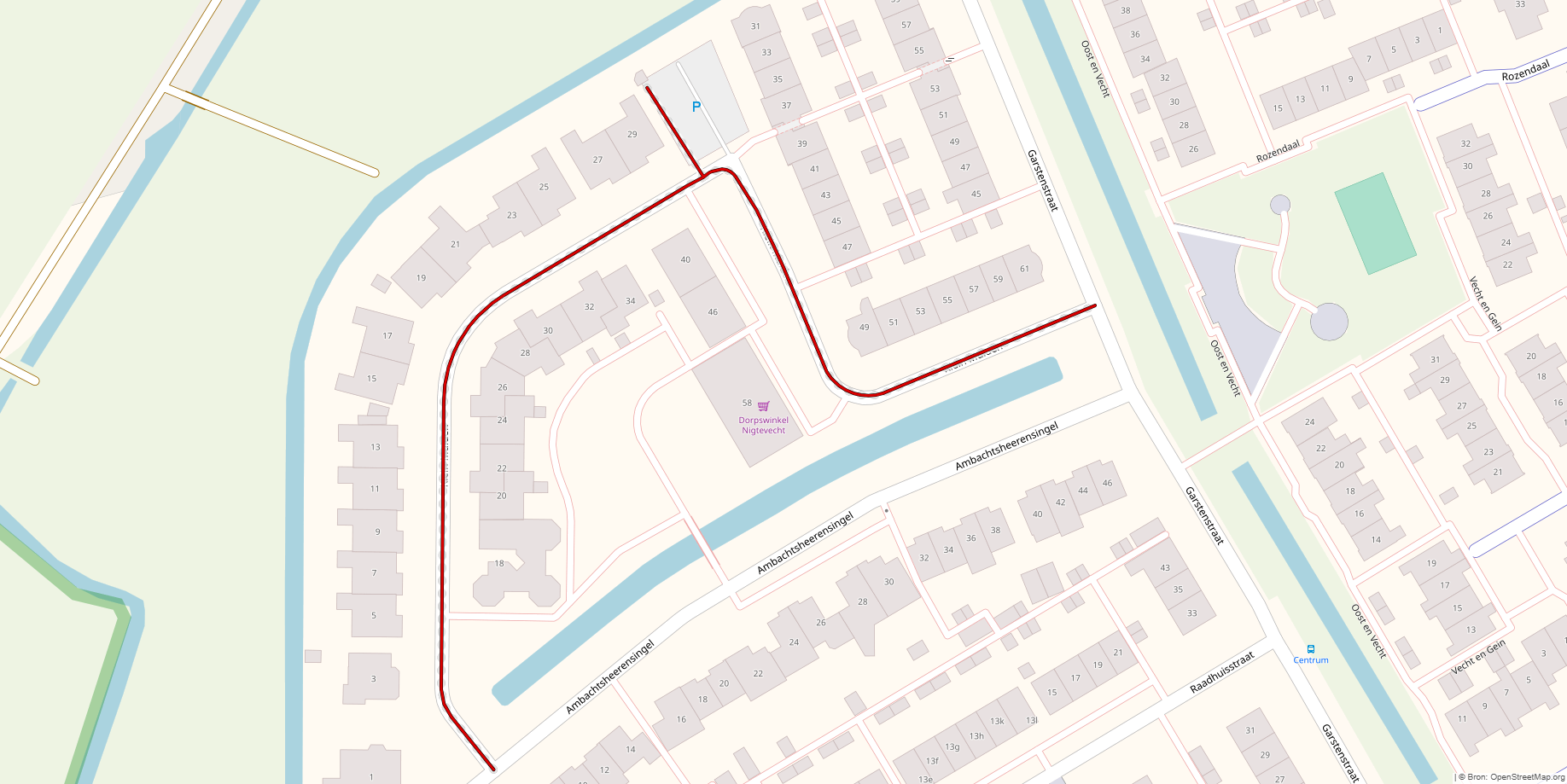 Woning beschoten aan de Klein Muiden in Nigtevecht