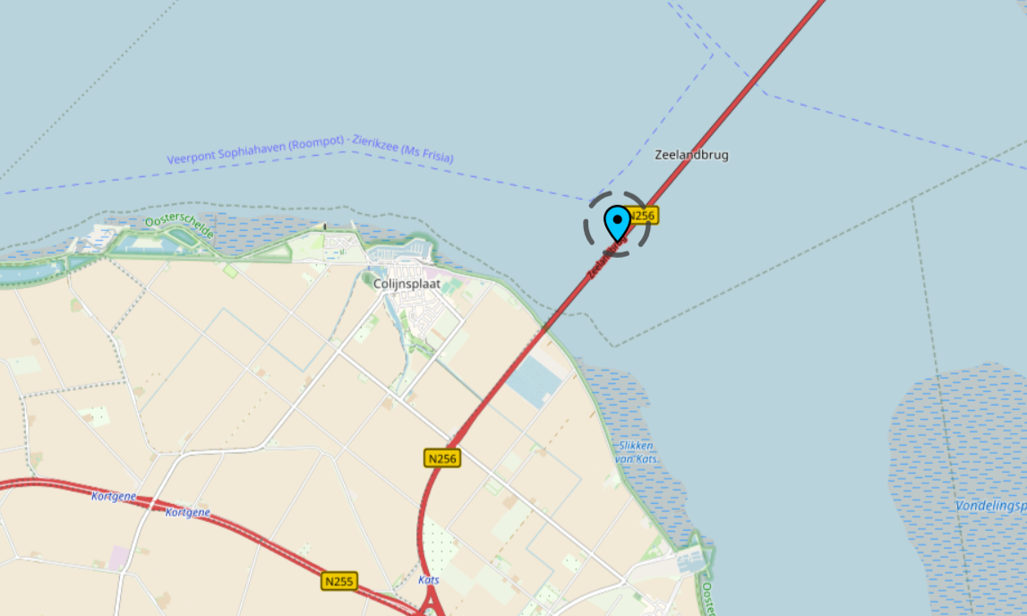 Verkeersongeval - Zeelandbrug - Zeeland