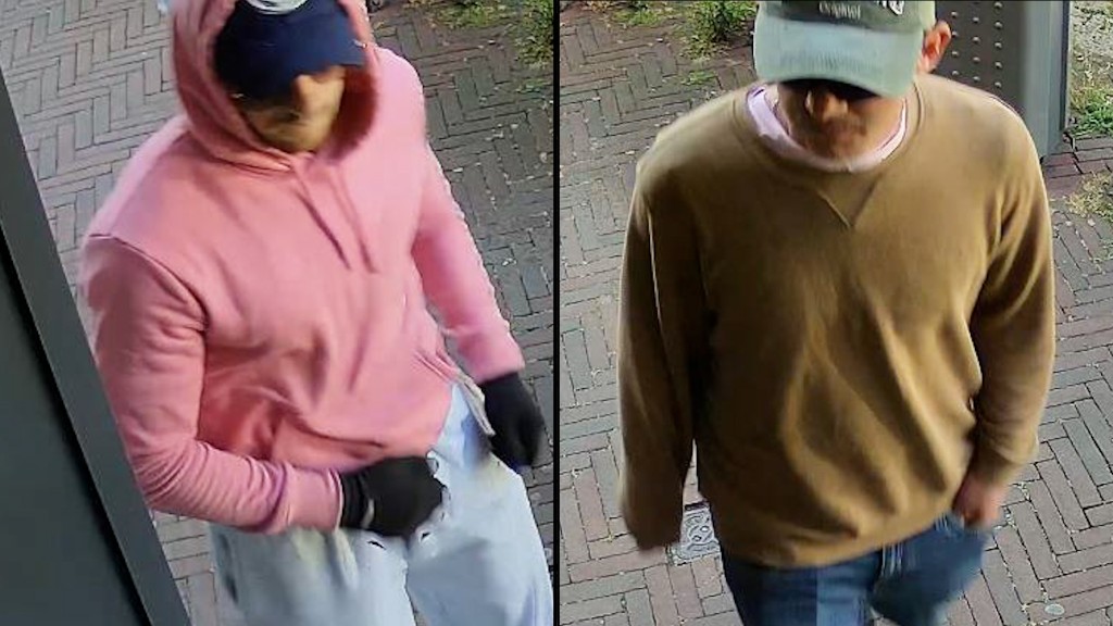 De verdachten van de overval in beeld