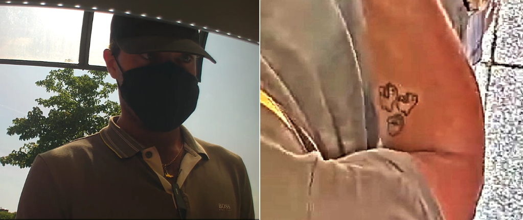 Afbeelding van de verdachte