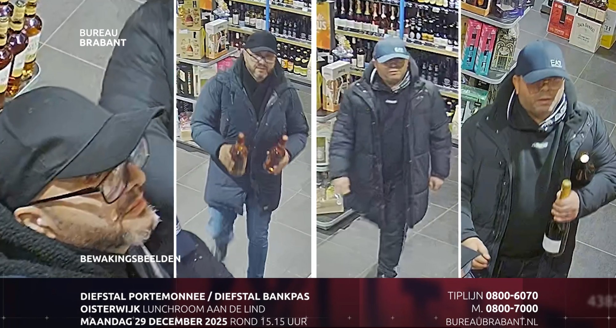 Zakkenrollerij in Waalwijk en Oisterwijk