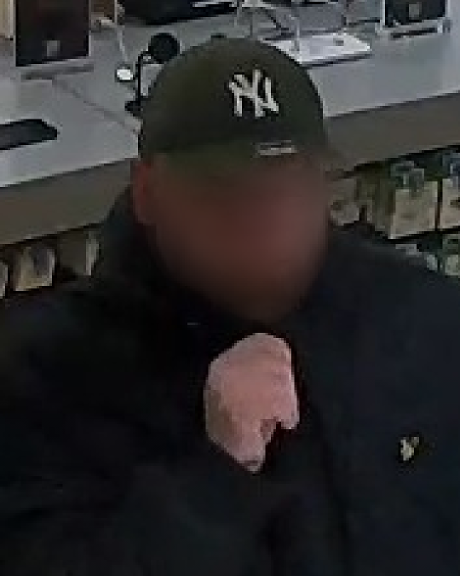 Geblurd beeld verdachte