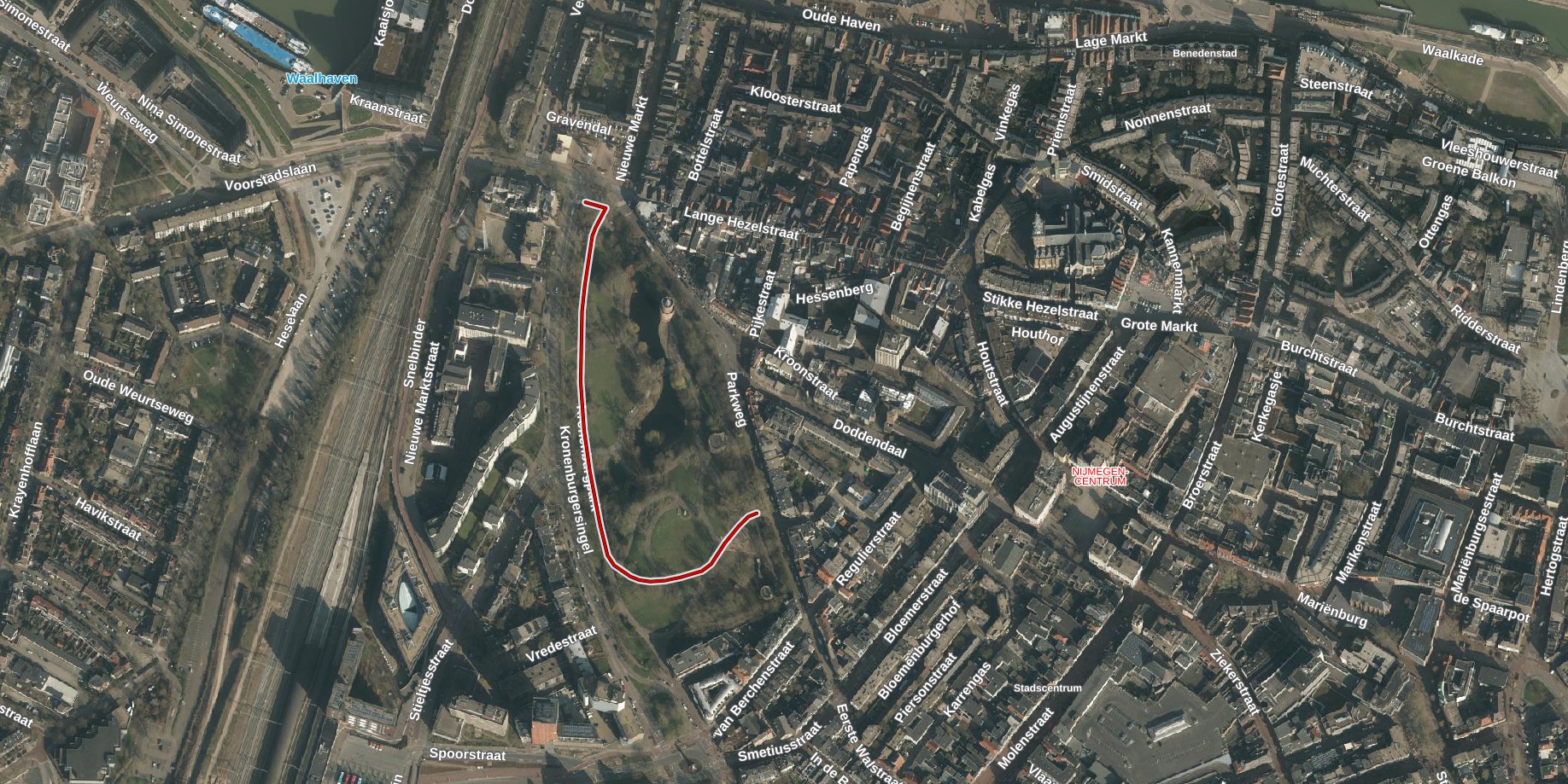 Geweldsincident Kronenburgerpark Nijmegen