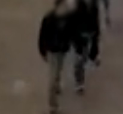 Geblurde afbeelding van verdachte.