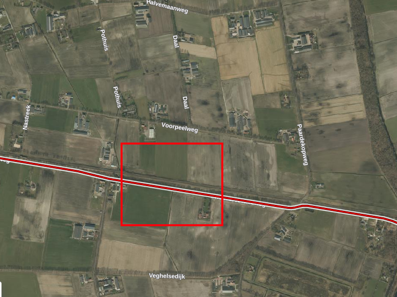 Objecten op spoorlijn bij Griendtsveenseweg Deurne