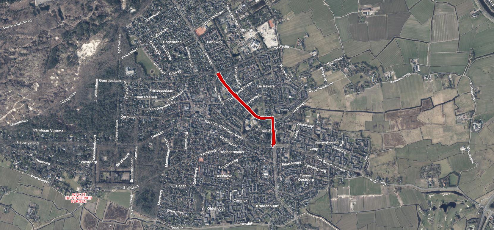Ongeval – Koninginneweg – Bergen