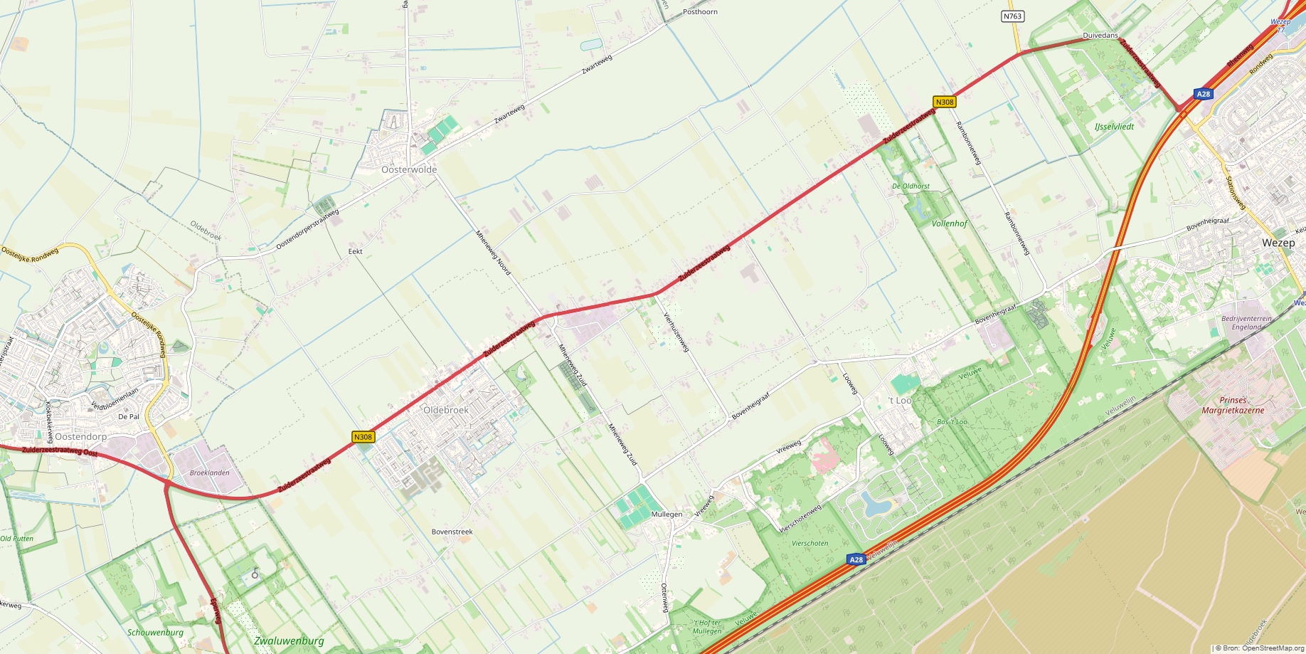 Gestolen regenboogvlaggen – Zuiderzeestraatweg – Oldebroek
