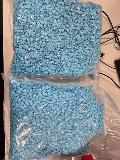 De aangetroffen XTC-pillen