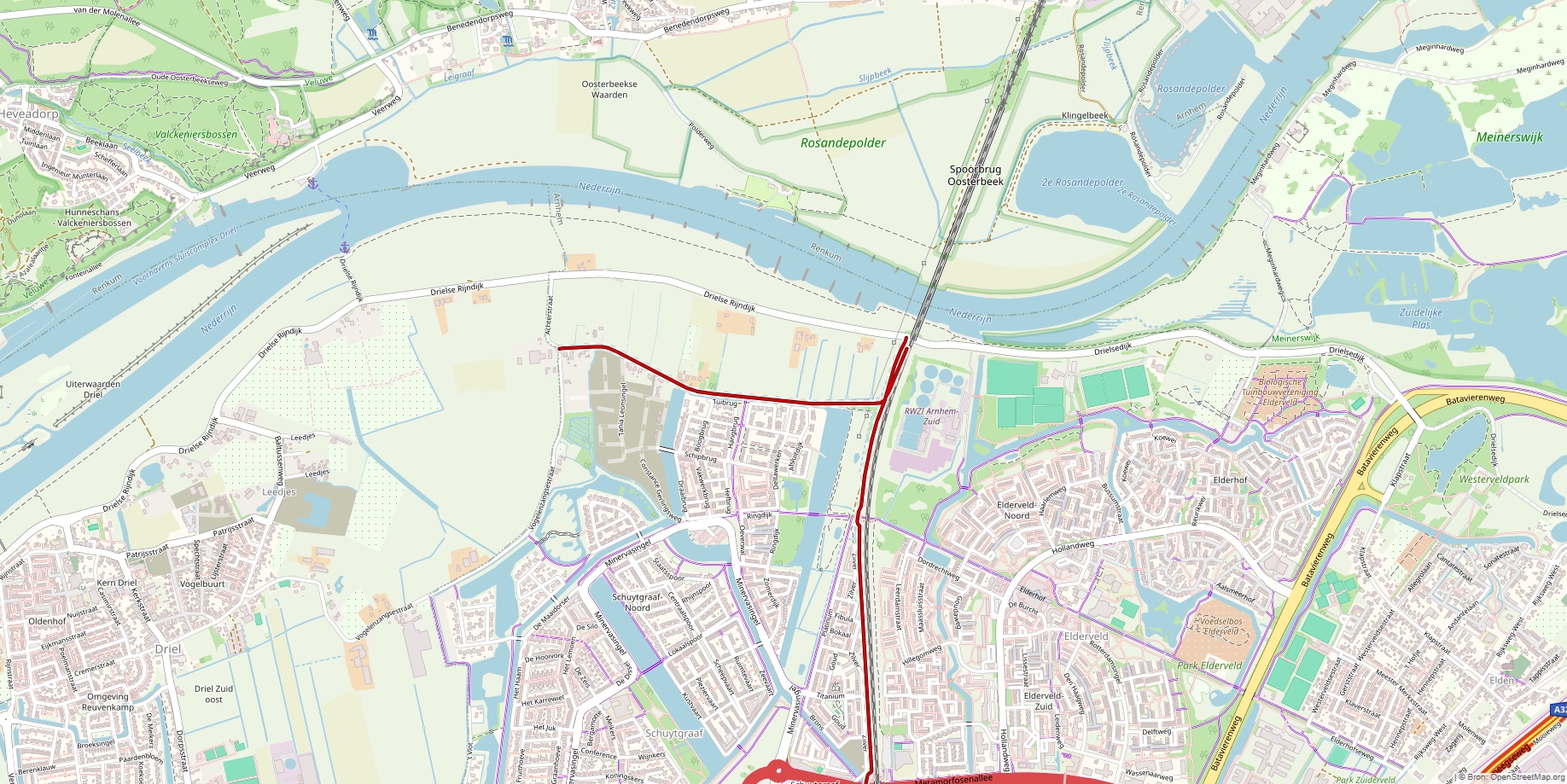 Drugsdumpingen op de Achterstraat en Kemperbergerweg in Arnhem