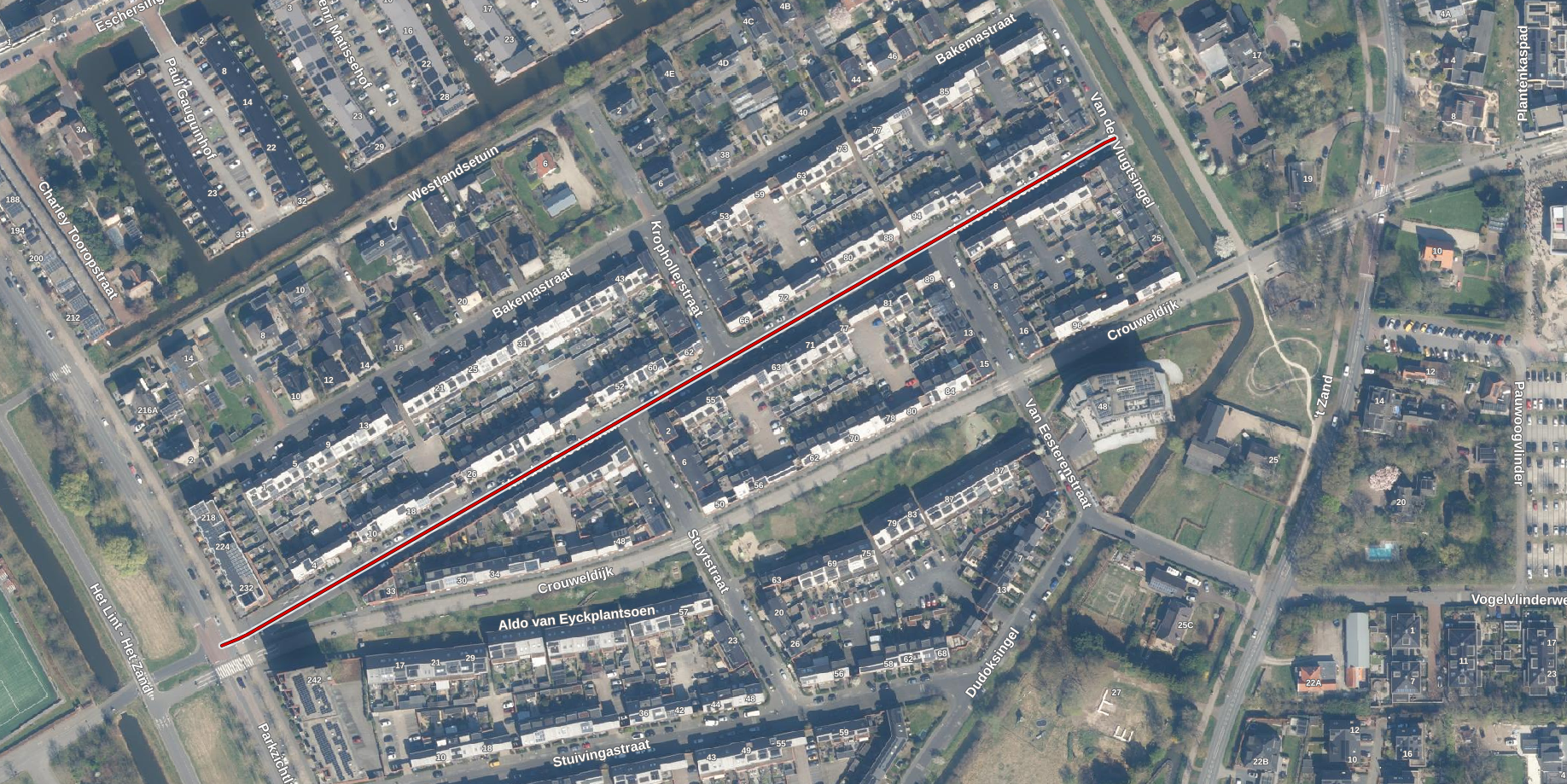 Explosie op de Van den Broekstraat in Leidsche Rijn in Utrecht