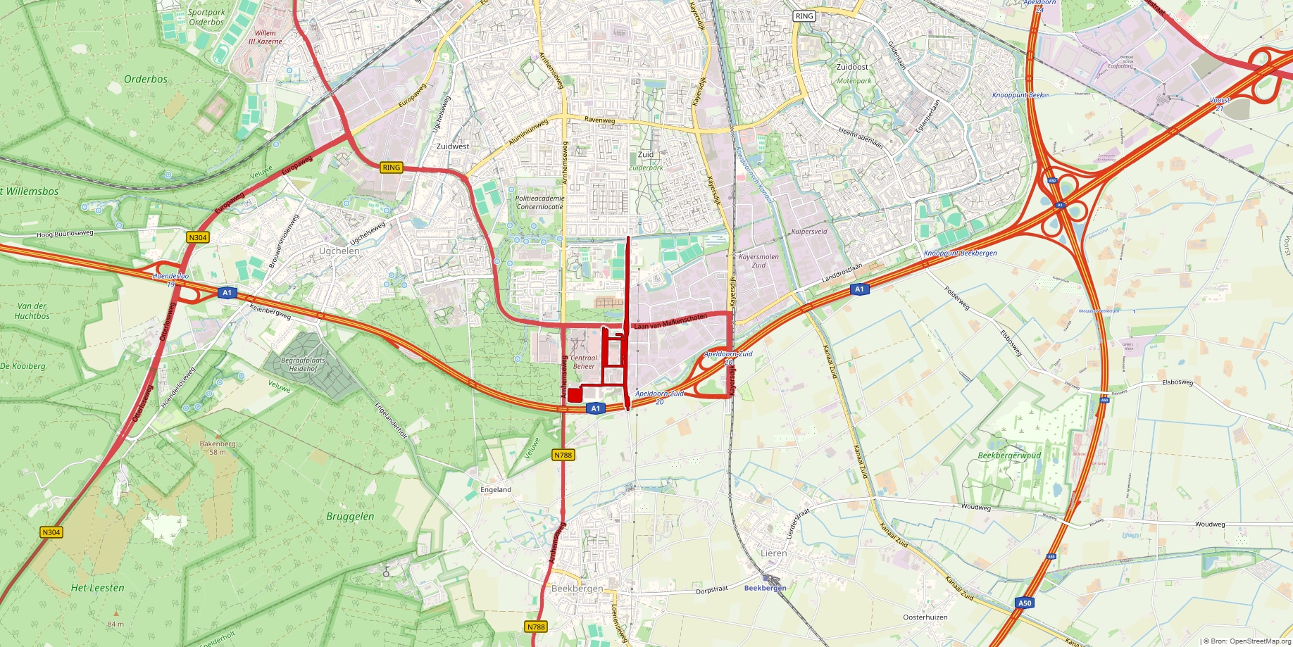 Geweldsincident aan Oude Apeldoornseweg in Apeldoorn