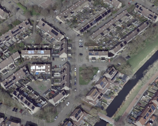 Luchtfoto Cataloniëstraat Alkmaar