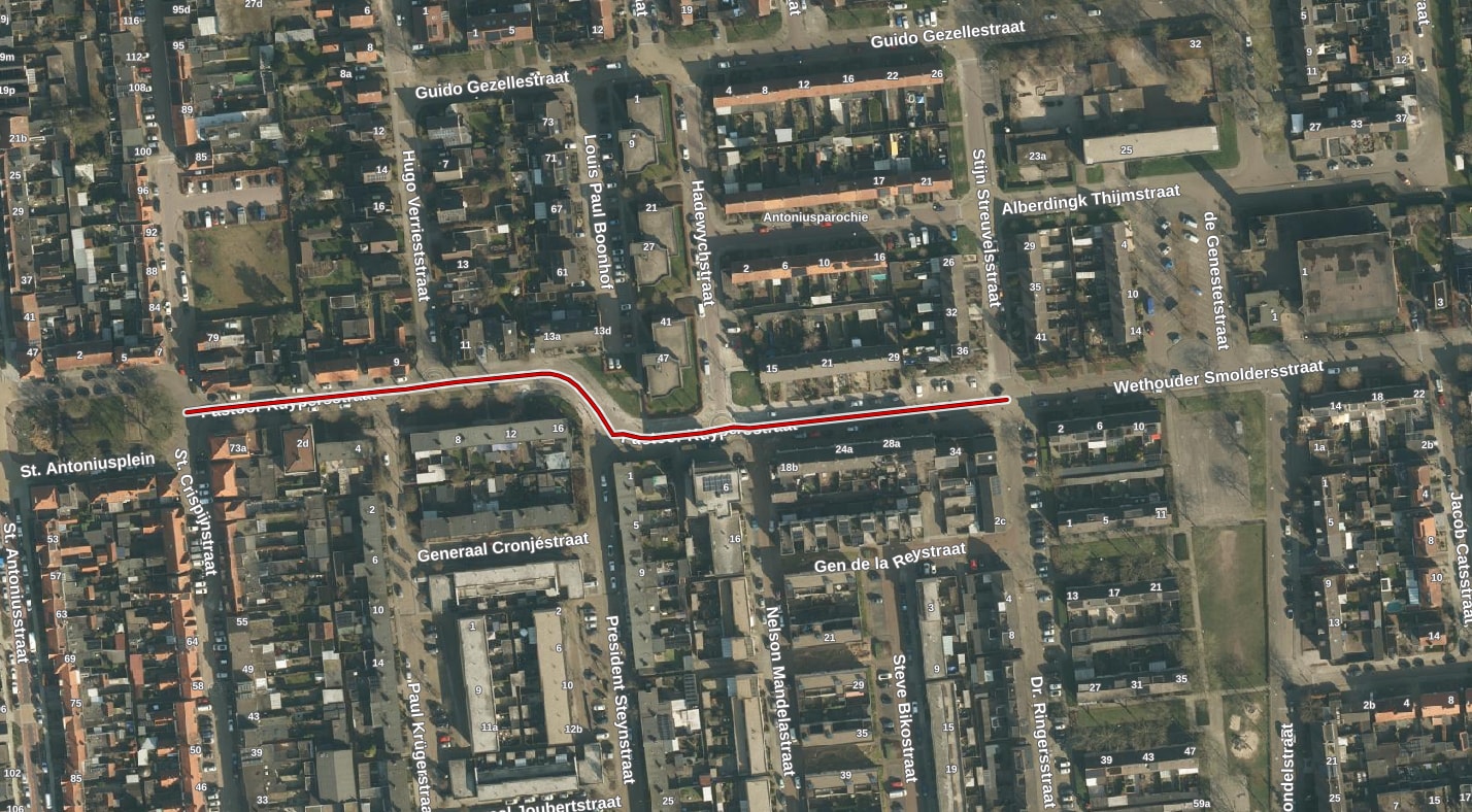 Schietincident op de Pastoor Kuypersstraat in Waalwijk