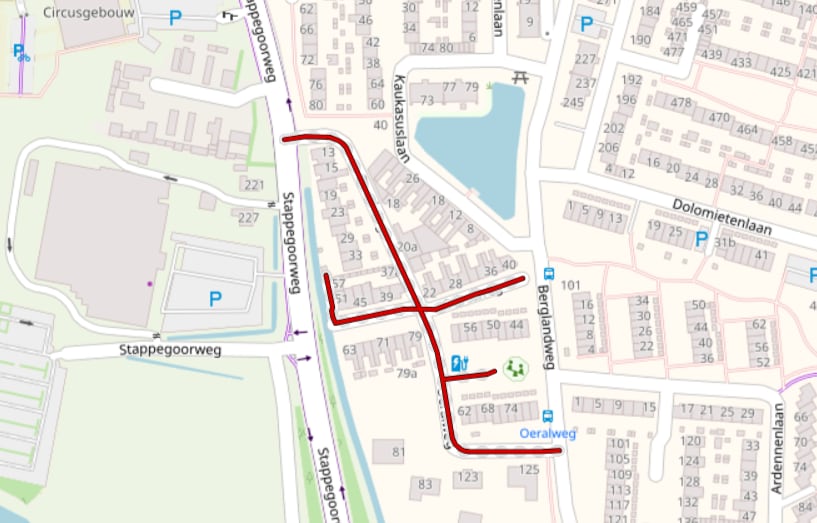 Diefstal met geweld op de Oeralweg in Tilburg