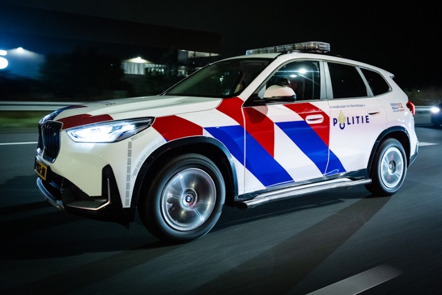 Stockfoto politieauto