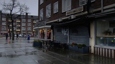 Shisha lounge straatbeeld