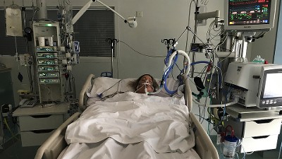 Slachtoffer in het ziekenhuis na ongeval