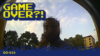 Camerabeeld van de verdachte.