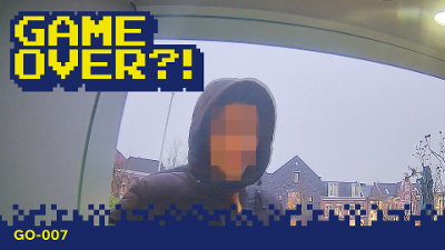 Camerabeeld van de verdachte.