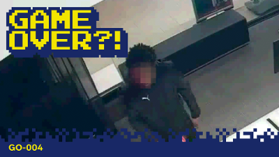 Camerabeeld van de verdachte.