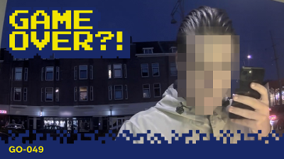 Camerabeeld van de verdachte.