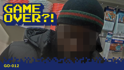 Camerabeeld van de verdachte.