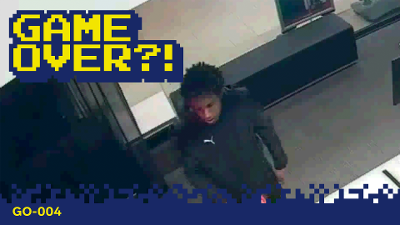 Camerabeeld van de verdachte.