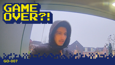 Camerabeeld van de verdachte.