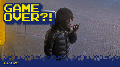 Camerabeeld van de verdachte.