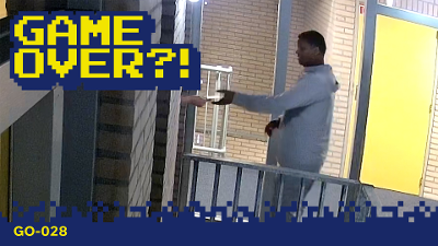 Camerabeeld van de verdachte.