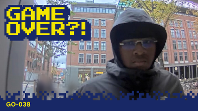 Camerabeeld van de verdachte.