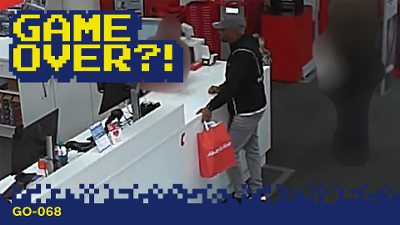 Camerabeeld van de verdachte.