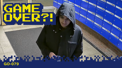 Camerabeeld van de verdachte.