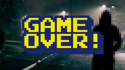 Plaatje met 'Game Over' erop.