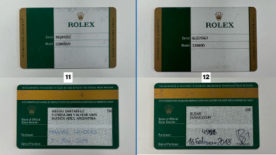 Rolex certificaten