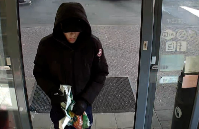 Camerabeeld van de verdachte