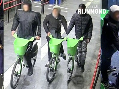 compilatie verdachten op Lime fietsen