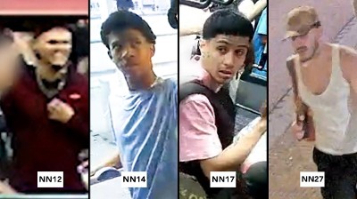 Verdachten overzichtsfoto