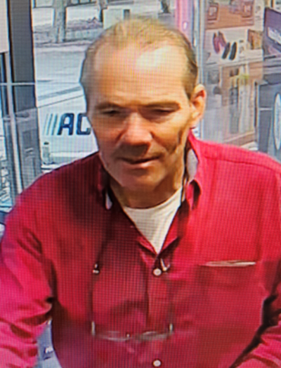 De man naar wie de politie op zoek is