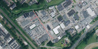 Luchtfoto van de Veldoven in Arnhem