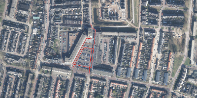 Luchtfoto van de Ruys de Beerenbrouckstraat in Zutphen