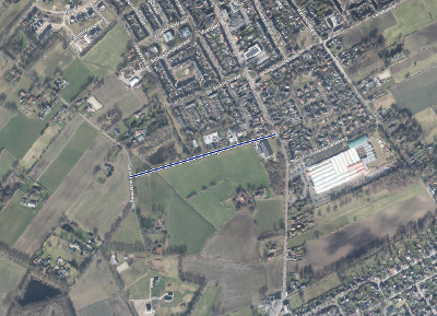 Luchtfoto Elferinksweg Overdinkel.