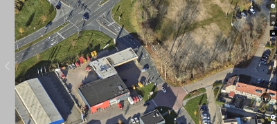 Het tankstation aan de Rotterdamweg in Almere