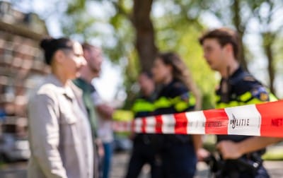 Politie aan het lint